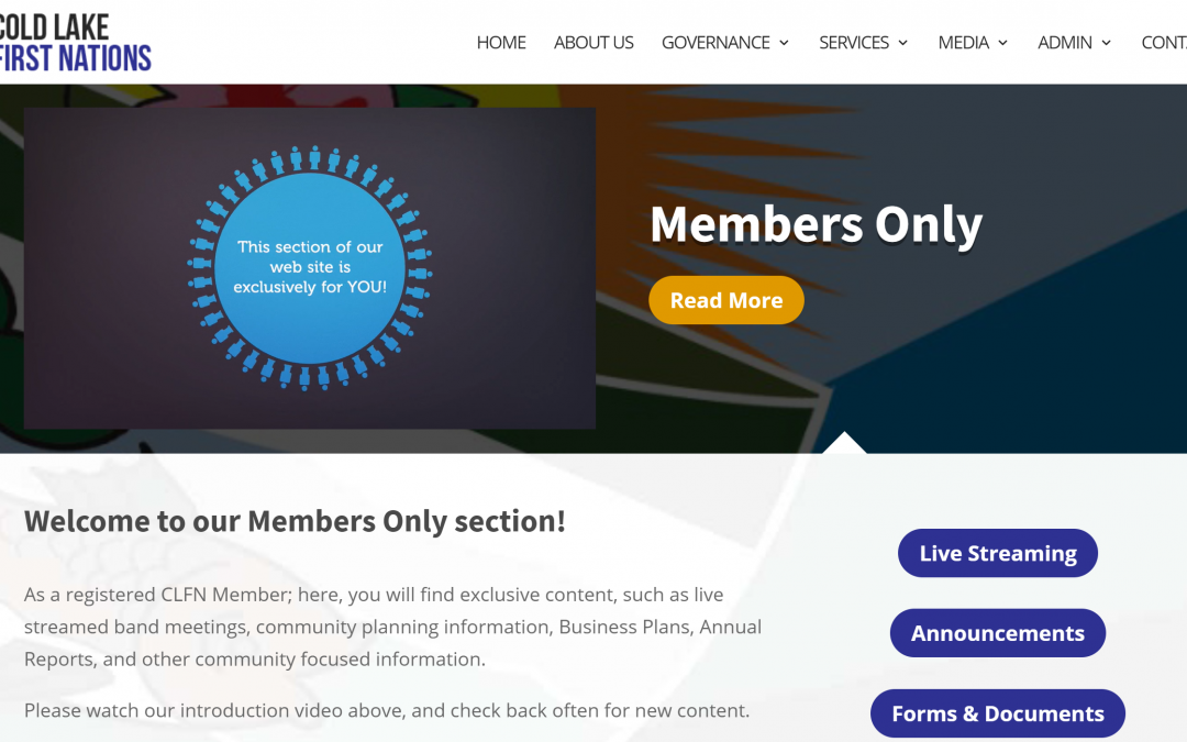 Our Members Only page has launched!