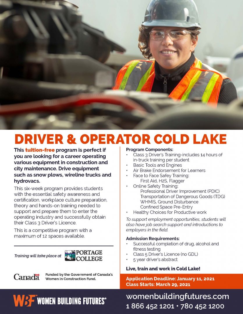 Driver Operator Cold Lake Poster FINAL Cold Lake First Nations